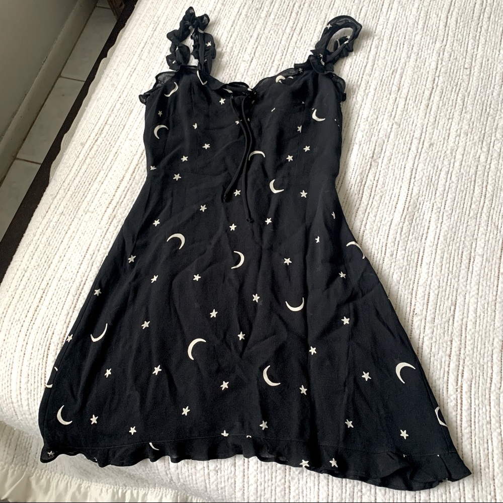 Reformatiob Star/Moon Black Dress